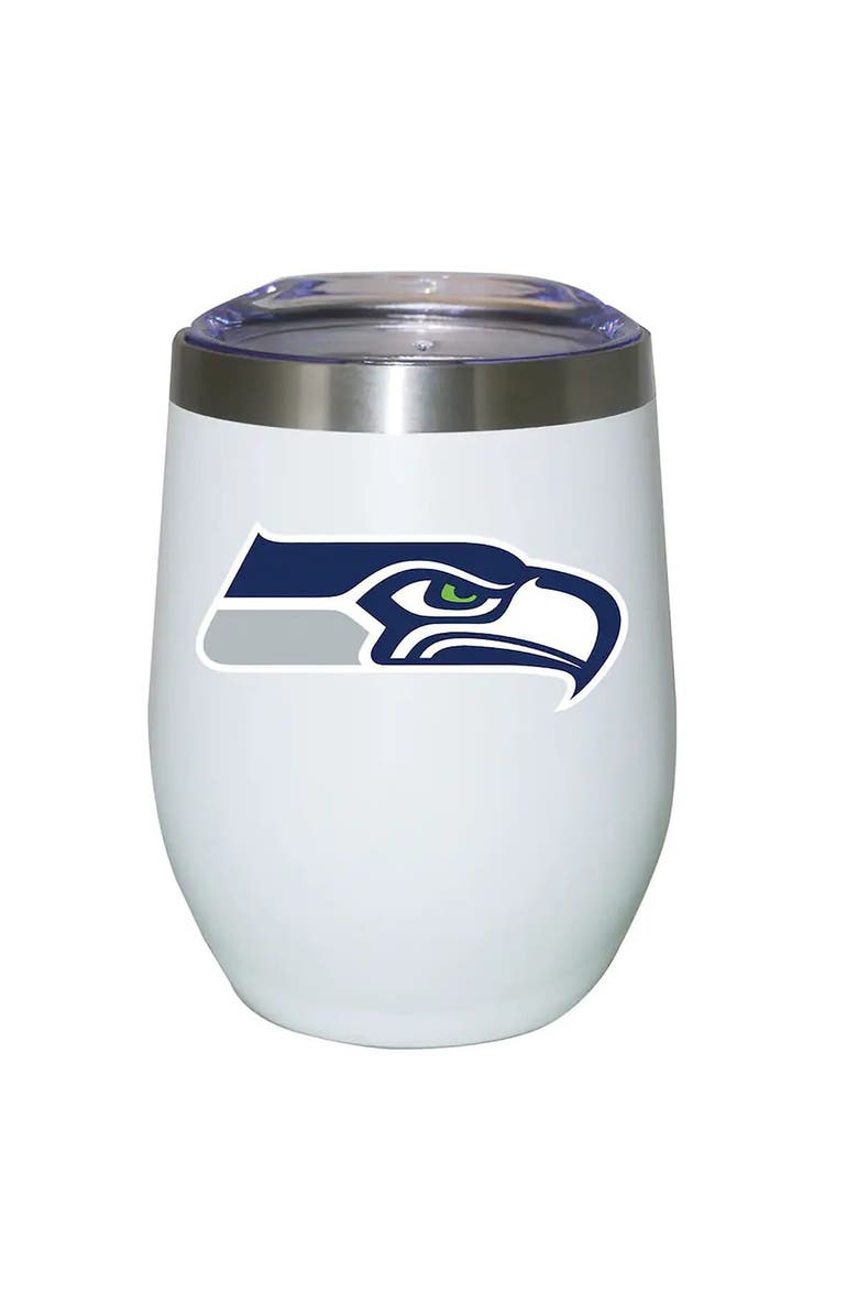 THE MEMORY COMPANY Seattle Seahawks 12oz. Logo Stemless Tumbler, Main, color,