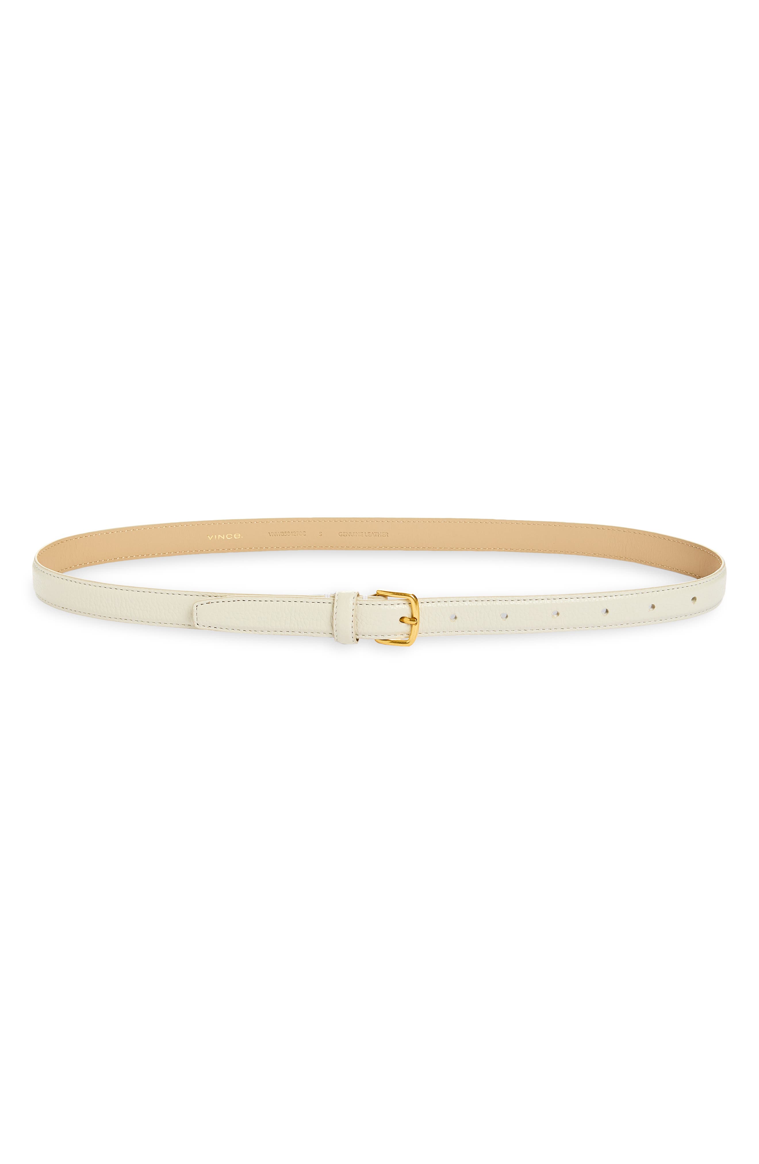 Stitched Feathered Edge Belt
