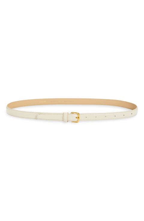 Stitched Feathered Edge Belt