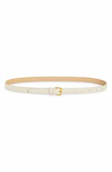 Stitched Feathered Edge Belt