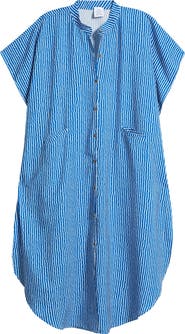 NIKKI LUND Tatjan Stripe Shirtdress