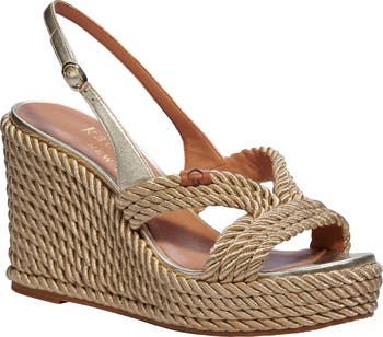 【Kate Spade New York】Tahiti Espadrille Wedges Kate Spade New York tahiti platform wedge sandal (Women