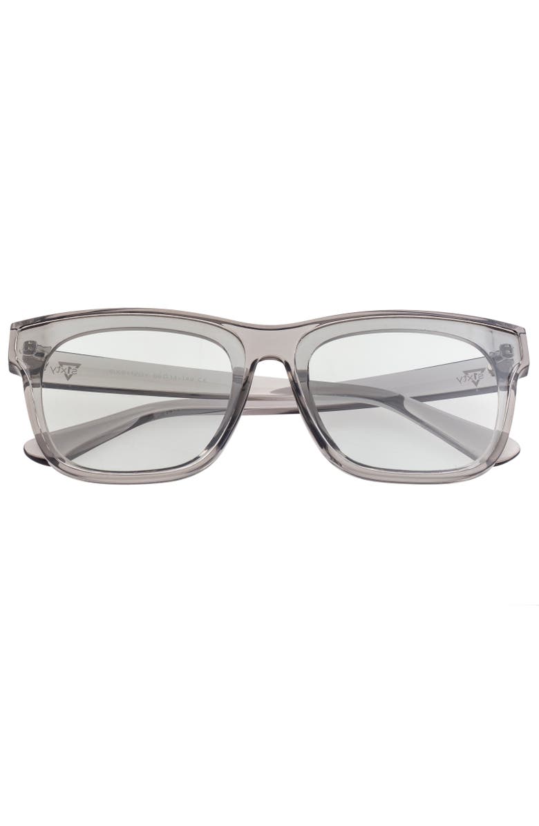 Sixty One Delos Polarized Sunglasses, Alternate, color, Grey/Clear