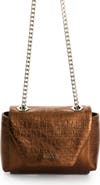 Velez Leather Crossbody Bag with Chain