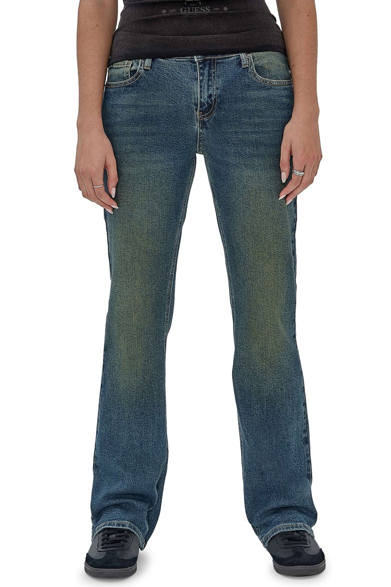 Tinted Bootcut Jeans, Main, color, BLUE