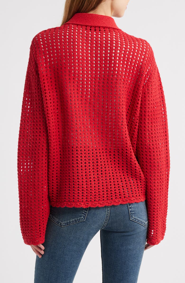 rag & bone Khloe Cotton & Linen Cardigan, Alternate, color, 