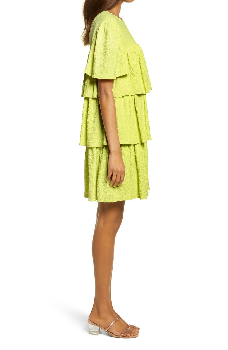 English Factory Tiered Dress, Alternate, color, 