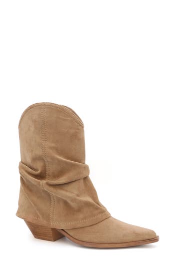 Seven7 Foldover Bootie In Brown