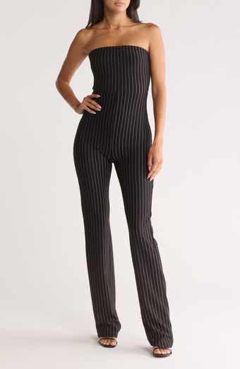 Naked Wardrobe Strapless Jumpsuit