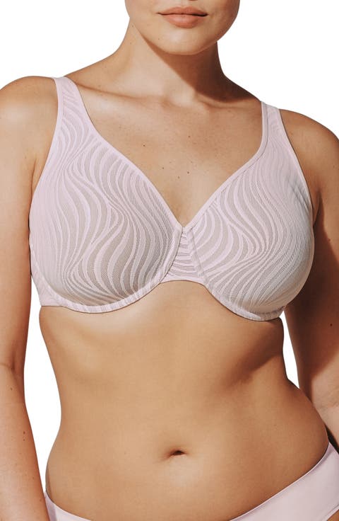 24/7® Classic Underwire Unlined Lace Minimizer Bra