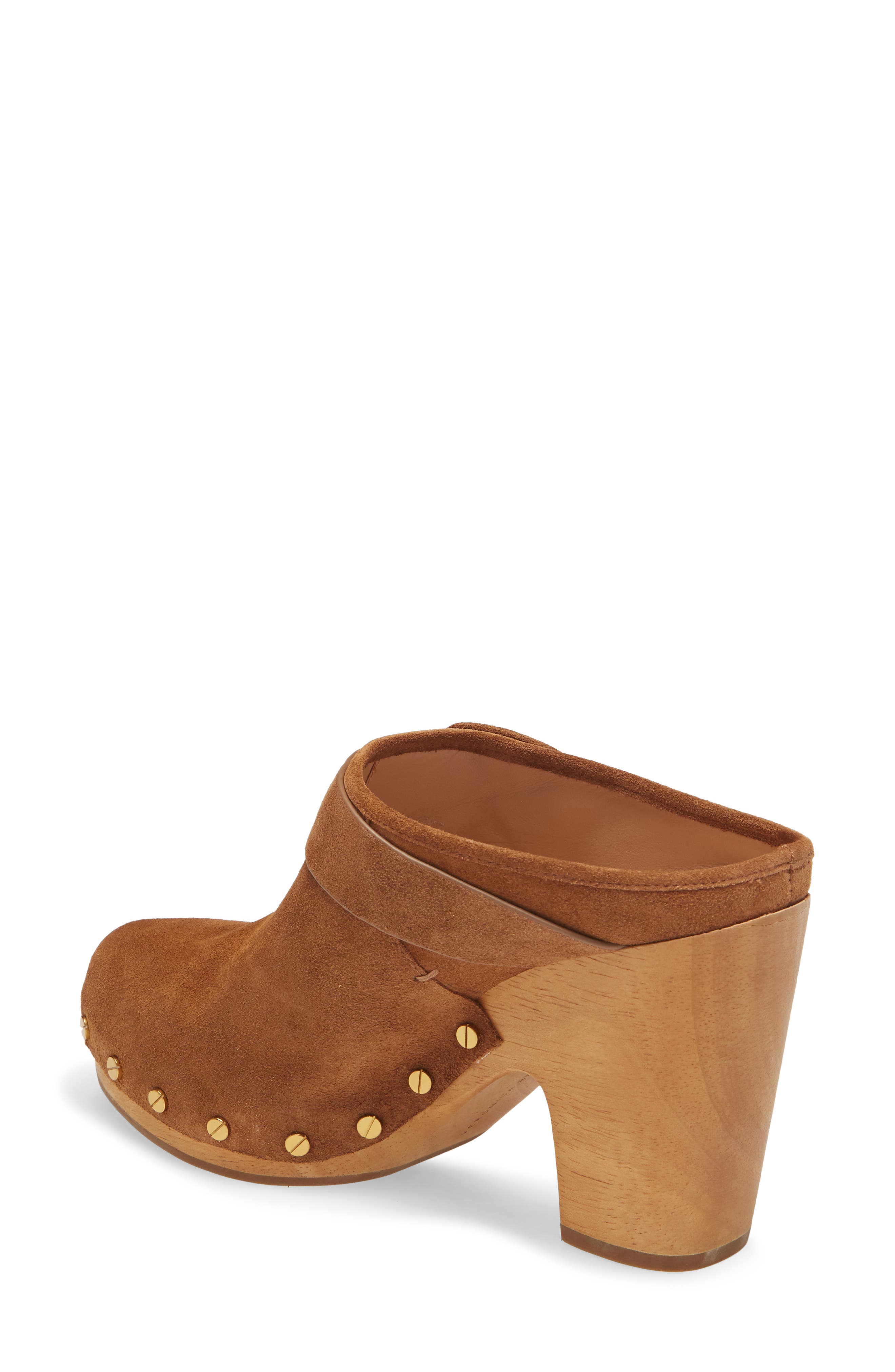 Veronica Beard Dacey Clog, Alternate, color, Pecan