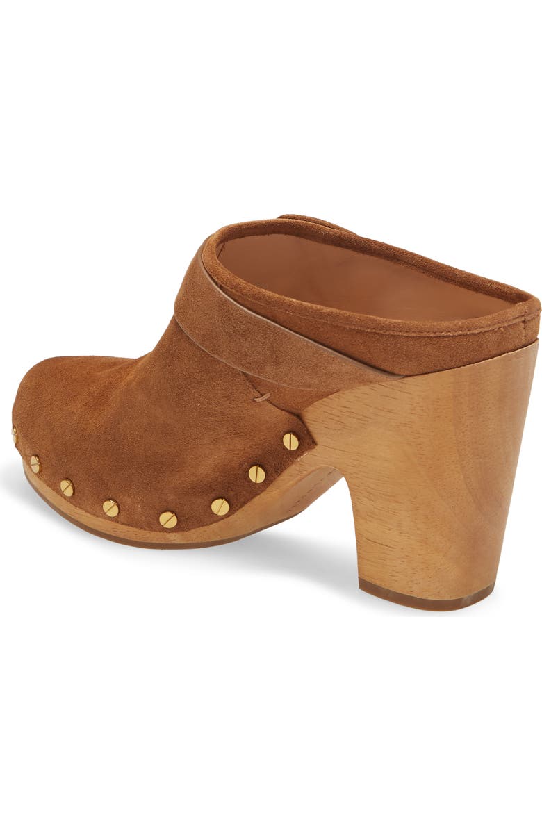 Veronica Beard Dacey Clog, Alternate, color, Pecan