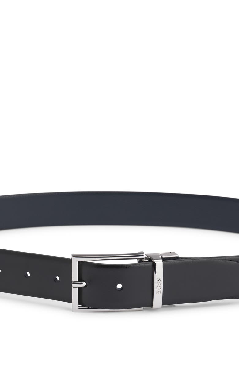 BOSS Reversible Leather Belt, Alternate, color, 