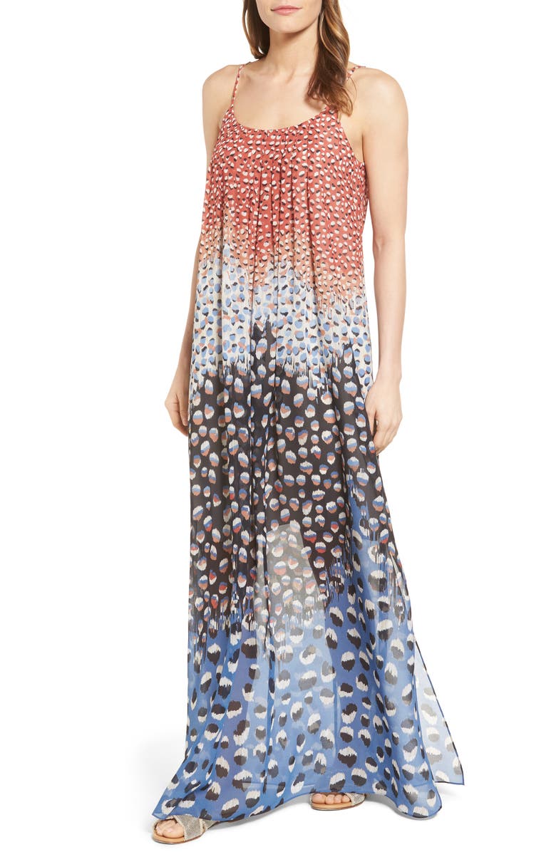 NIC+ZOE Mix Print Maxi Dress, Main, color,