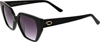 51mm Square Cat Eye Sunglasses