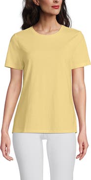 Lands' End Supima Cotton Crew Neck T-Shirt
