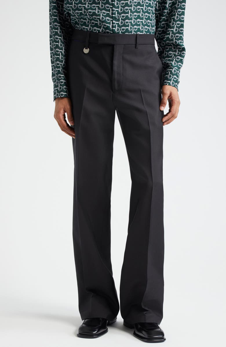 Burberry Tailored Wool & Silk Pants, Main, color,