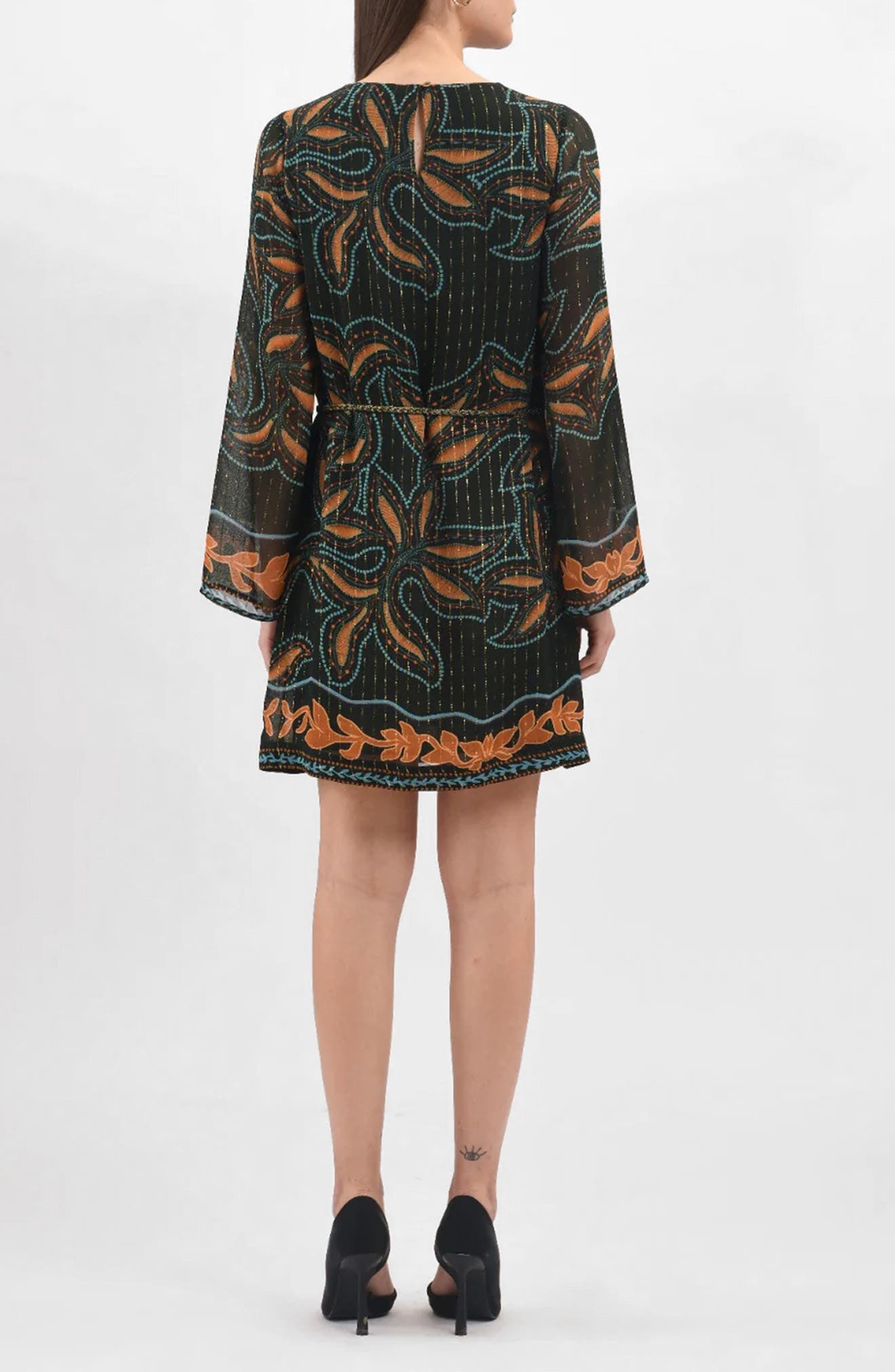 Sia Long Sleeve Minidress - image 2