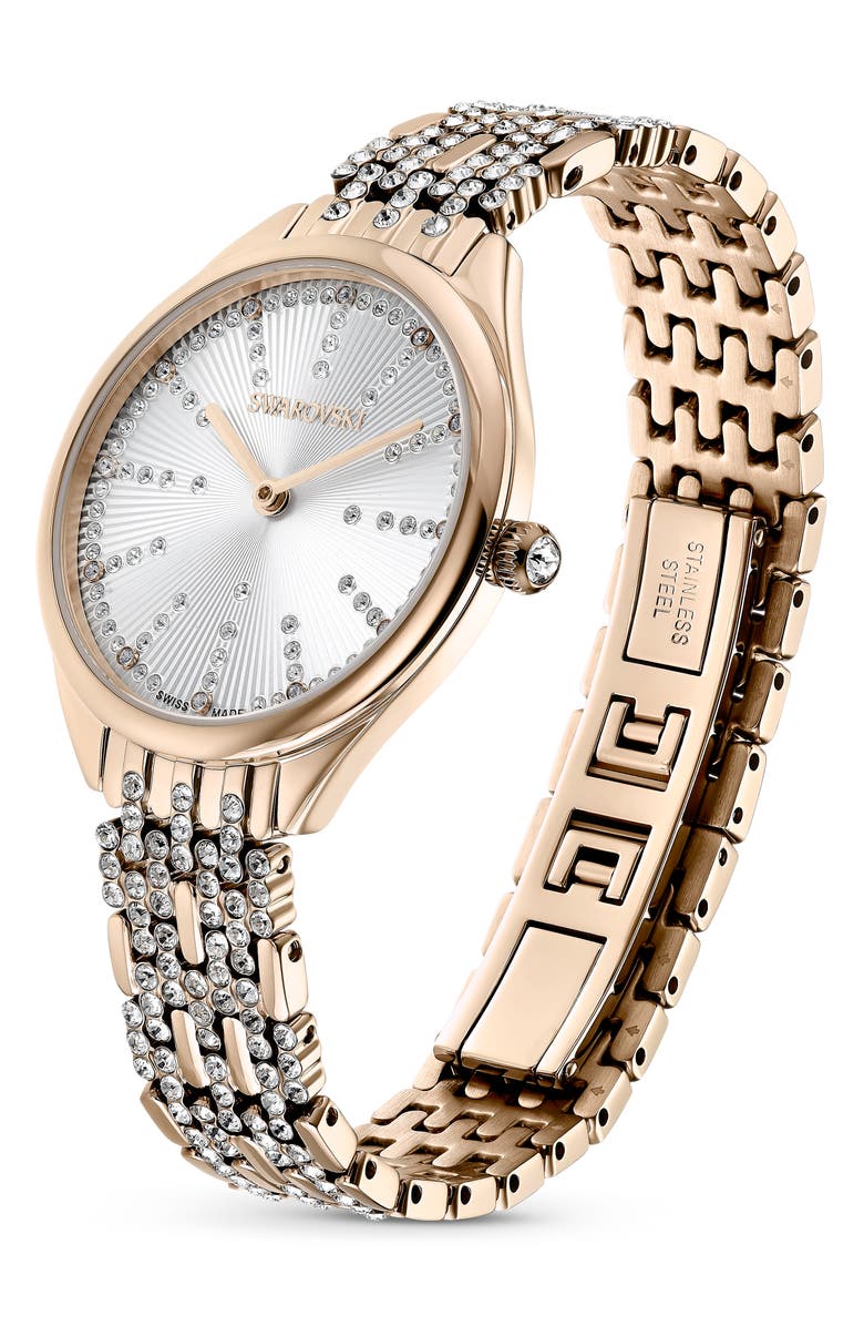 Swarovski Attract Pavé Bracelet Watch, Alternate, color,