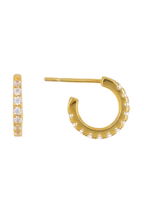 Swarovski Crystal Mini Huggie Hoop Earrings