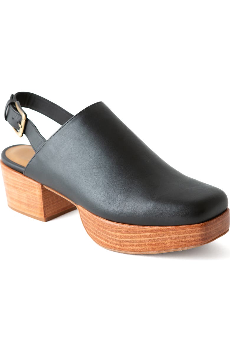 Fortress Betty Slingback Platform Clog, Main, color, Black