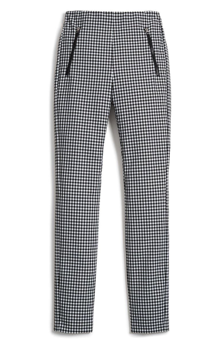 rag & bone Simone Gingham Slim Crop Pants, Main, color,