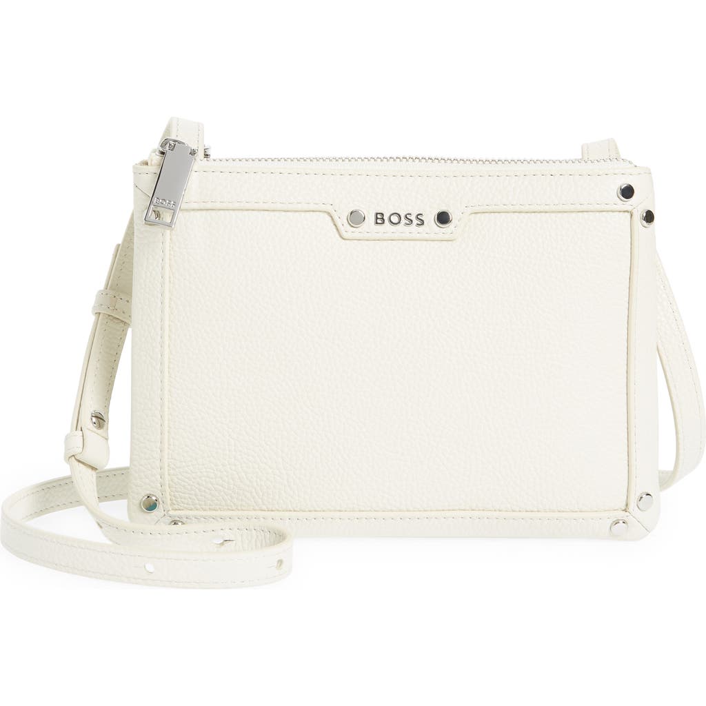 Hugo Boss Boss Ivy Crossbody Bag In White