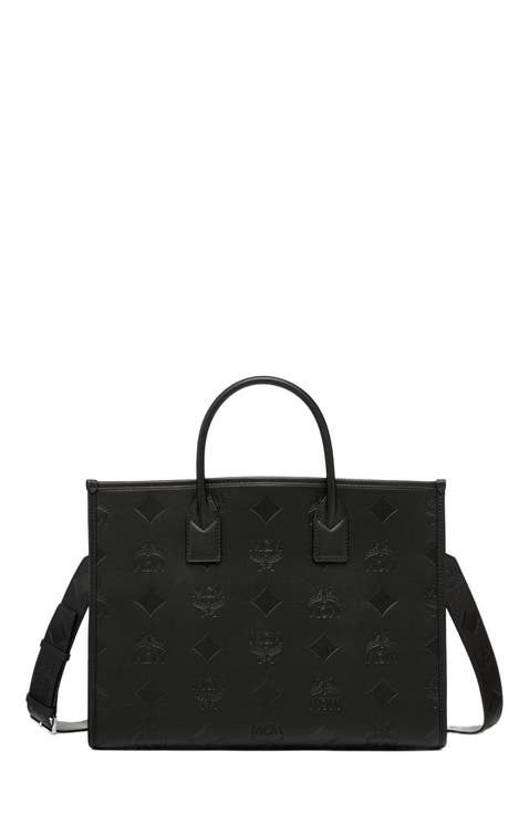 München Tote in Maxi Monogram Leather