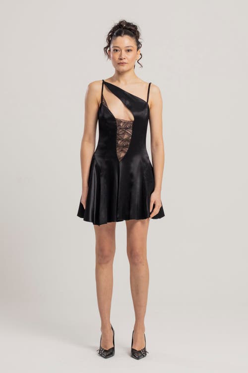 Pcfg Mini Dress In Black