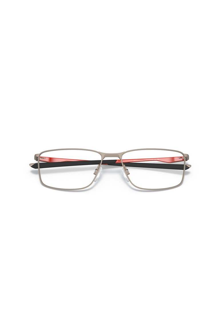 55mm Rectangle optical glasses, Alternate, color, Silver