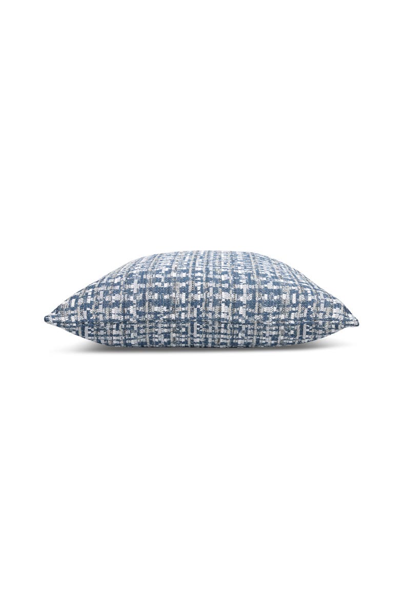 Channel Indoor & Outdoor Woven Accent Pillow, Alternate, color, Bleu