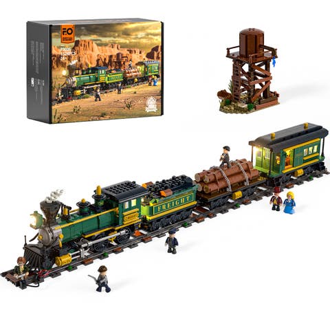 Wild West Freight Train Lighting Building Set Model OW1524F