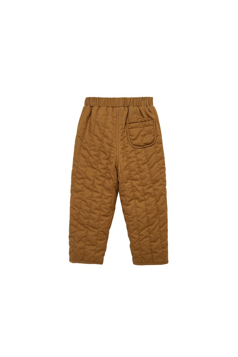 Quilted Pants, Alternate, color, Golden Brown