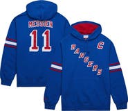 Mitchell & Ness Men's Mitchell & Ness Mark Messier Blue New York Rangers Name & Number Premium Pullover Hoodie