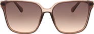 BCBGeneration 65mm Oversize Graident Square Sunglasses