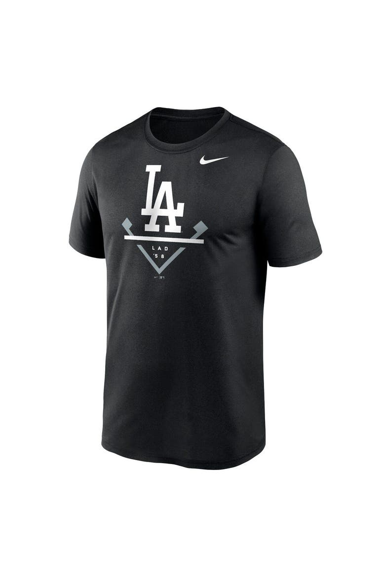 Men's Nike Black Los Angeles Dodgers Icon Legend Performance T-Shirt, Alternate, color, Black