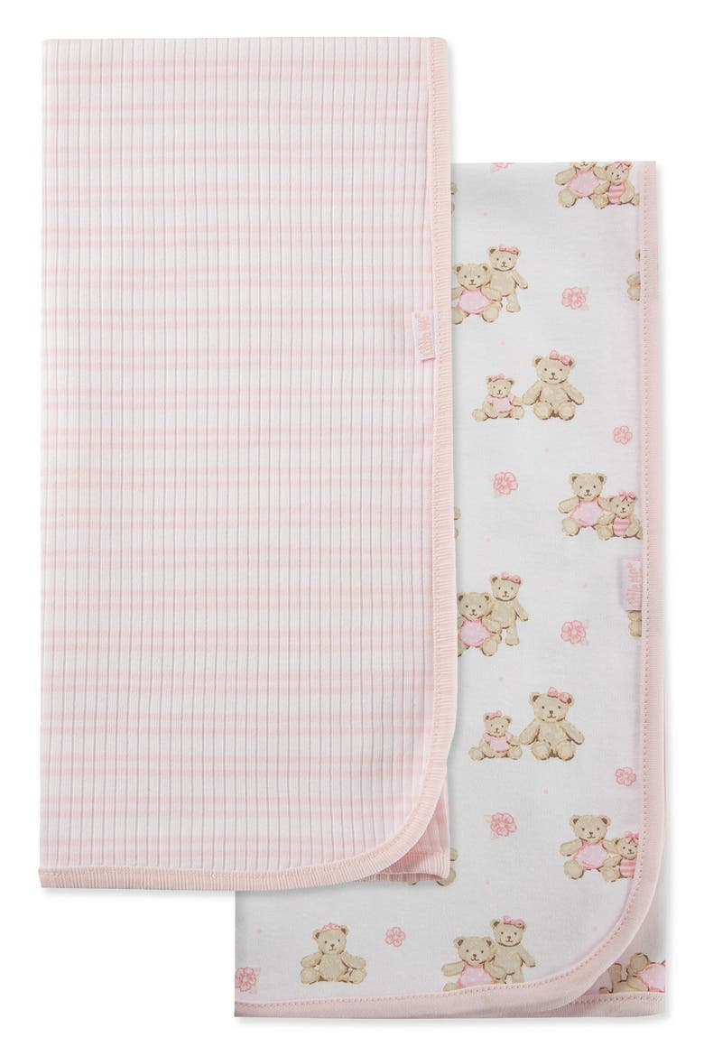 Bear 2-Pack Receiving Blankets, Main, color, PINK