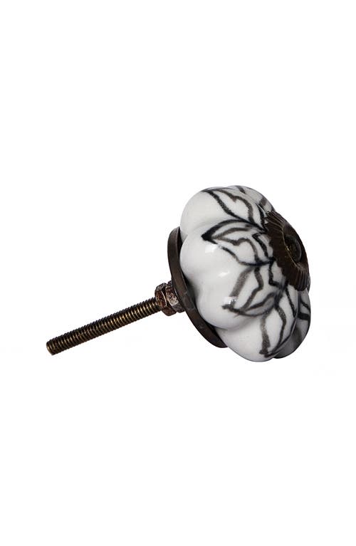 Kinetic 8-pack Knobs In Wavy Black White Line