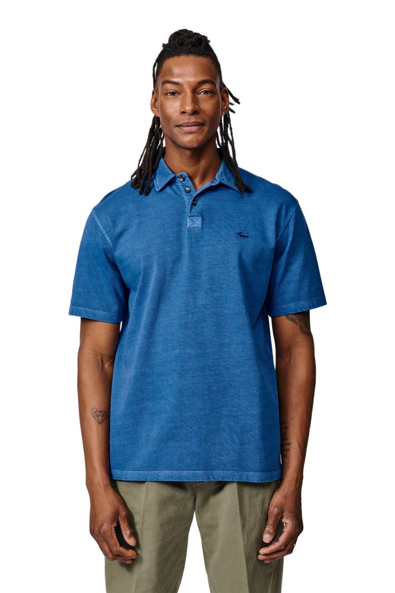Arkwright Heavyweight Jersey Polo, Main, color, Cobalt