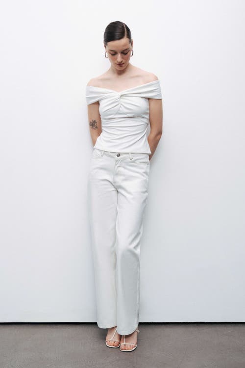 NOCTURNE NOCTURNE TWIST DETAIL BLOUSE