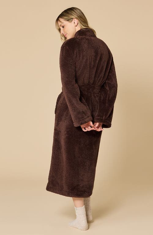 Softies Dreamplush Wrap Robe In Brown