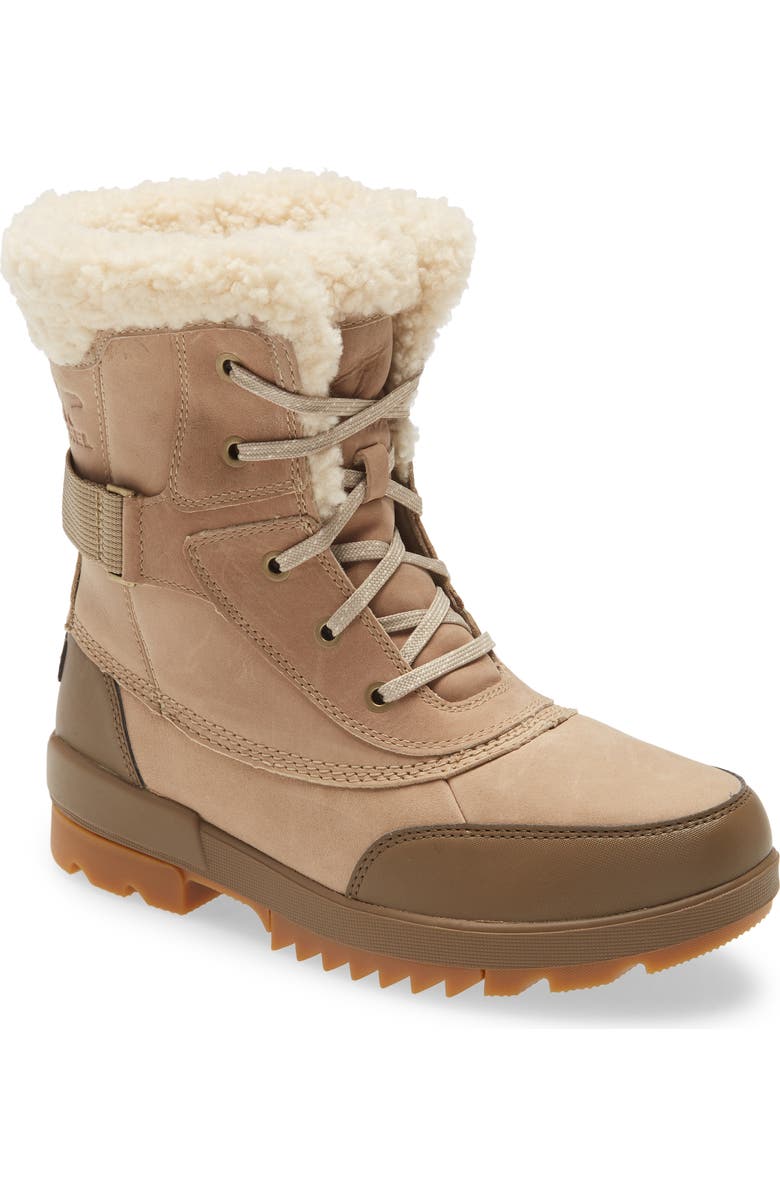 SOREL Tivoli IV Parc Genuine Shearling Trim Waterproof Boot, Main, color,