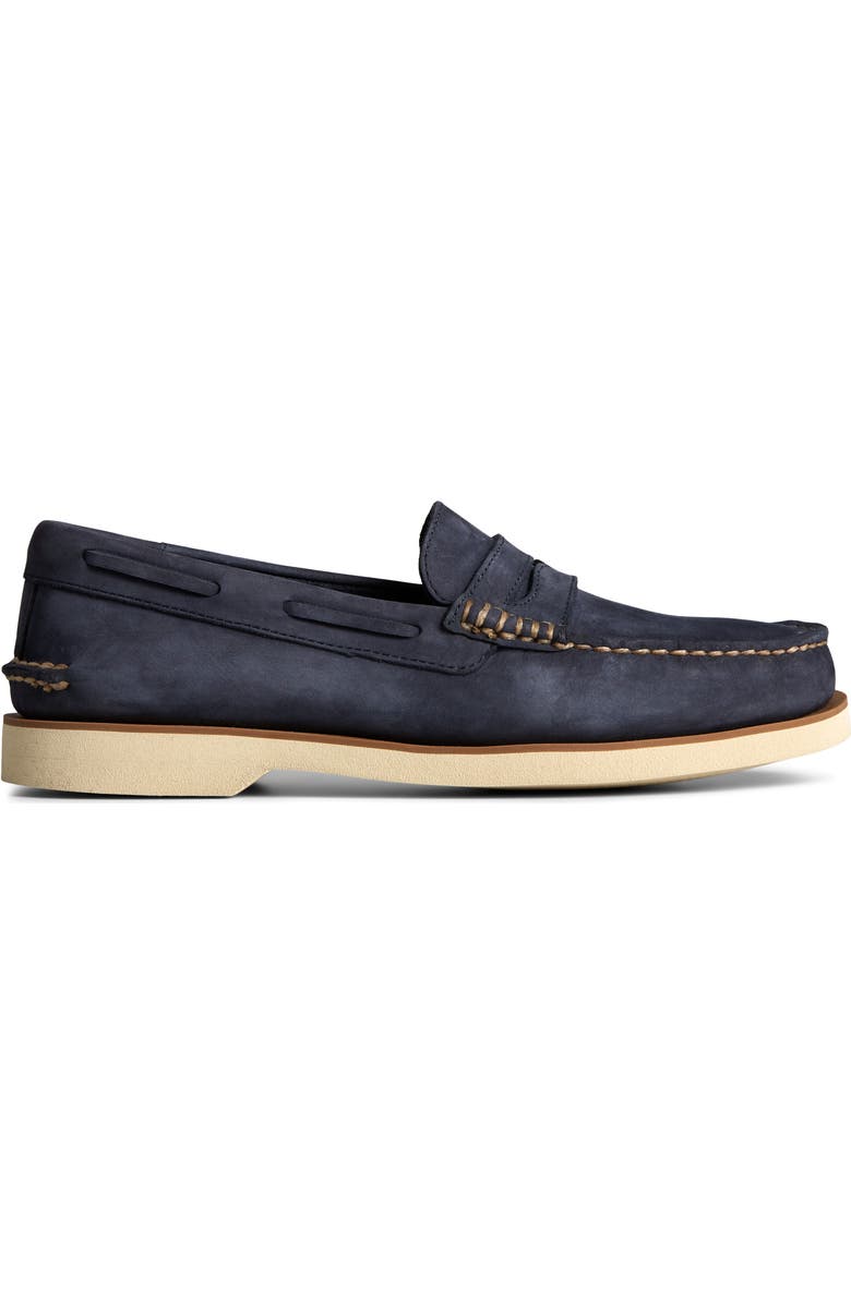 Sperry Authentic Original Boat Shoe, Alternate, color, Navy