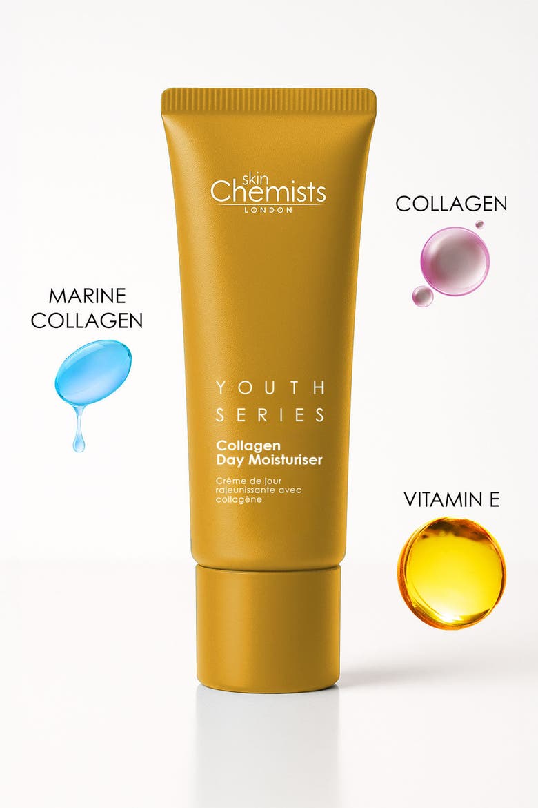 Collagen Day Moisturizer 50ml for Loss of Firmness, Anti-Aging, Alternate, color, White