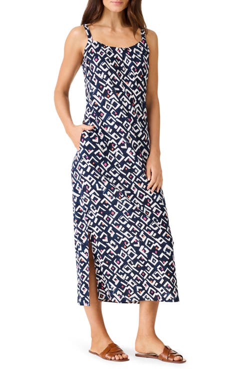 Indigo Angles Sundress (Regular & Petite)