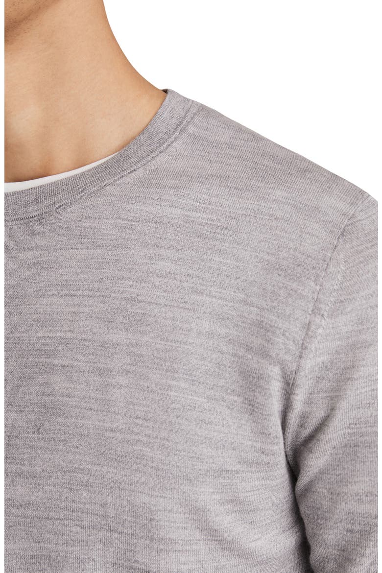 Wessex Wool Sweater, Alternate, color, SOFT GREY MOULINE