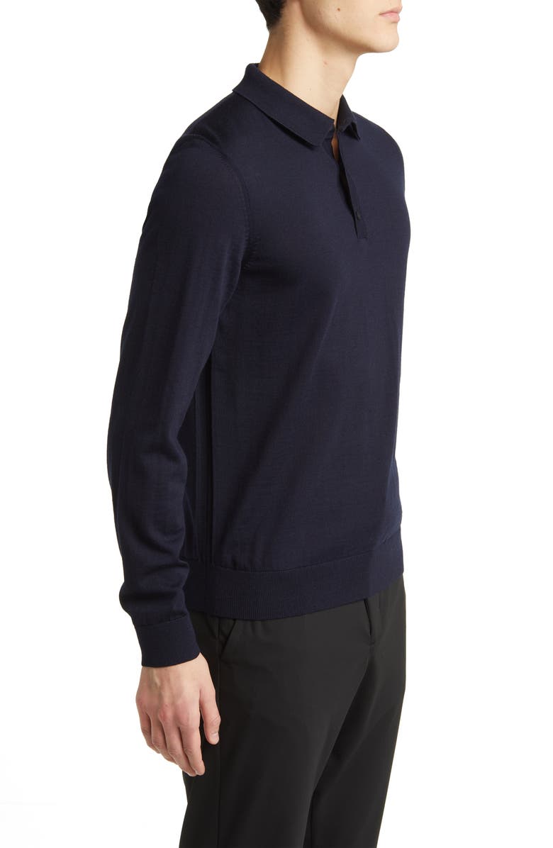 BOSS Lancione Wool Sweater Polo, Alternate, color,