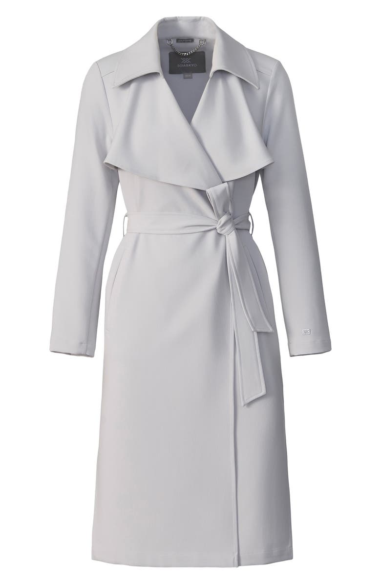 Soia & Kyo Dimitra Trench Coat, Alternate, color, Stone