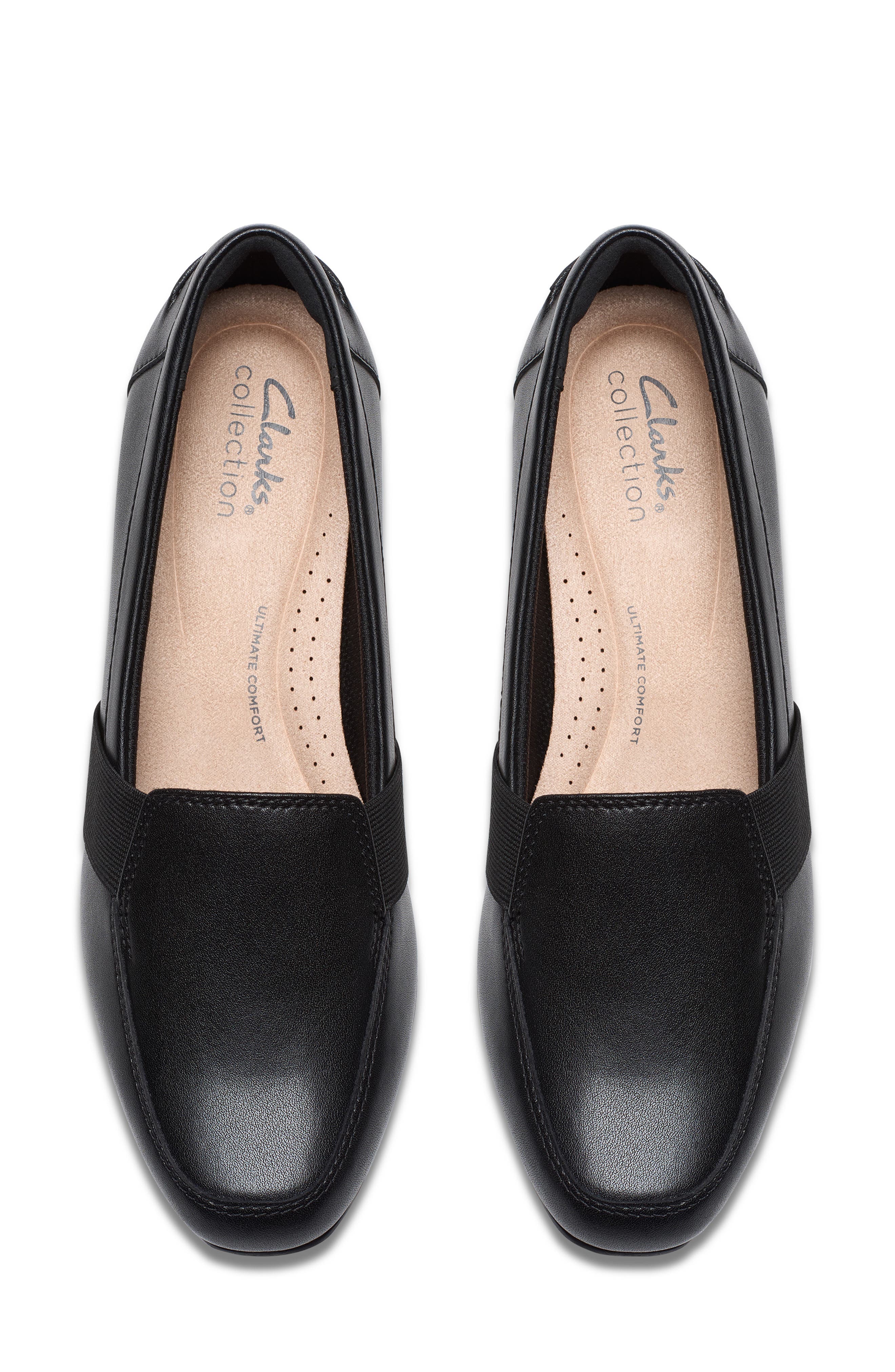 Clarks<sup>®</sup> Julilet Beat Loafer, Alternate, color, Black Leather