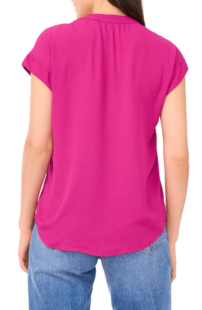 Vince Camuto Split Neck Top, Alternate, color,